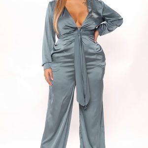 Fashion nova satin romper